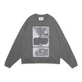 C.E (MD Clean Room LIGHT BIG CREW NECK) CHARCOAL