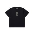BLACK EYE PATCH (RHINESTONE GRAYSCALE HWC LABEL TEE) BLACK