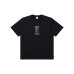 画像1: BLACK EYE PATCH (RHINESTONE GRAYSCALE HWC LABEL TEE) BLACK (1)
