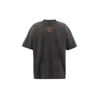 画像2: SAINT Mxxxxxx (SS T-SHIRT_HEART) BLACK