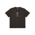BLACK EYE PATCH (RHINESTONE GRAYSCALE HWC LABEL TEE) P.CHARCOAL