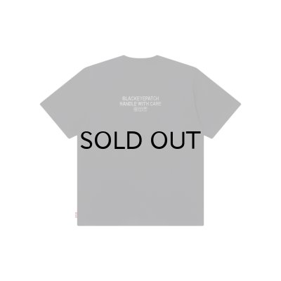 画像2: BLACK EYE PATCH (RHINESTONE GRAYSCALE HWC LABEL TEE) BLACK