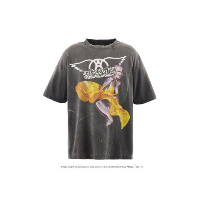 画像1: SAINT Mxxxxxx (AS_SS T-SHIRT_AEROSMITH) BLACK