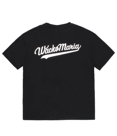 画像1: WACKO MARIA (WASHED HEAVY WEIGHT CREW NECK T-SHIRT TYPE-4) BLACK