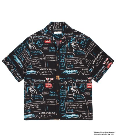 画像1: WACKO MARIA (JEAN-MICHEL BASQUIAT S/S HAWAIIAN SHRT TYPE-1) ONE