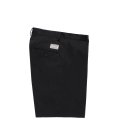 WACKO MARIA (DOUBLE PLEATED CHINO SHORT TROUSERS) BLACK