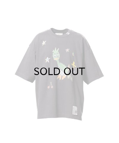 画像1: Maison MIHARA YASUHIRO (Leon Doodle Printed T-shirt) BLACK