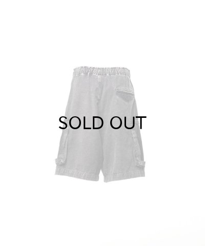 画像2: Maison MIHARA YASUHIRO (Cotton Satin Cargo Shorts) BLACK