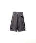 画像2: Maison MIHARA YASUHIRO (Cotton Satin Cargo Shorts) BLACK (2)