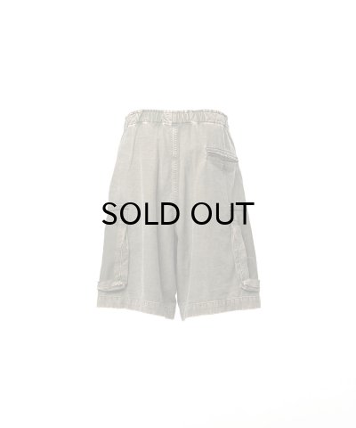 画像2: Maison MIHARA YASUHIRO (Cotton Satin Cargo Shorts) DK.GREEN