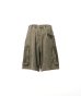 画像2: Maison MIHARA YASUHIRO (Cotton Satin Cargo Shorts) DK.GREEN (2)