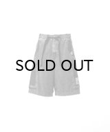Maison MIHARA YASUHIRO (Cotton Satin Cargo Shorts) BLACK