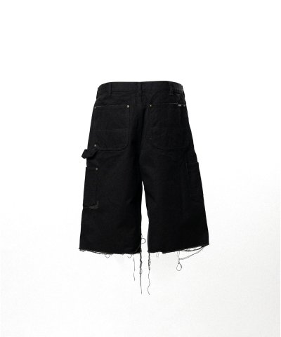 画像2: KAMIYA (BORO Duck Painter Bermuda Pants) BLACK