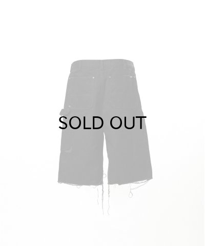 画像2: KAMIYA (BORO Duck Painter Bermuda Pants) BLACK