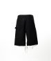 画像2: KAMIYA (BORO Duck Painter Bermuda Pants) BLACK (2)