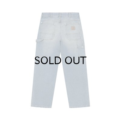 画像2: BLACK EYE PATCH (DOUBLE KNEE DAMAGED PAINTER PANTS) INDIGO