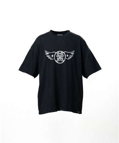 画像1: KAMIYA ("AERO-KMY" T-shirt) BLACK
