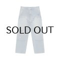 BLACK EYE PATCH (DOUBLE KNEE DAMAGED PAINTER PANTS) INDIGO