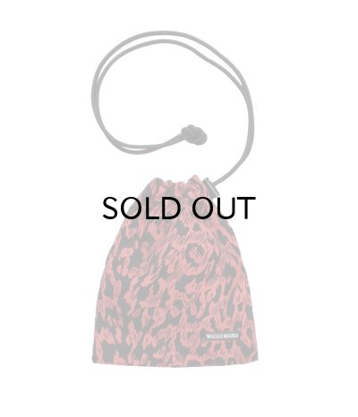 画像1: WACKO MARIA (LEOPARD SHOULDER POUCH) RED