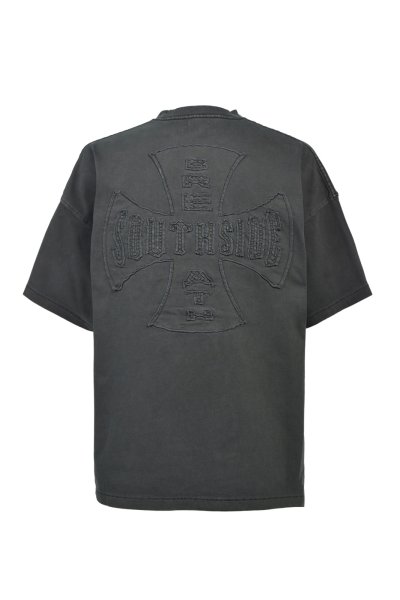 画像2: BREATH (SOUTHSIDE CROSS TEE) BLACK