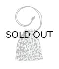 WACKO MARIA (LEOPARD SHOULDER POUCH) IVORY