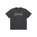 BLACK EYE PATCH (BLACK METAL LOGO TEE) WASHED BLACK