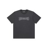 BLACK EYE PATCH (BLACK METAL LOGO TEE) WASHED BLACK