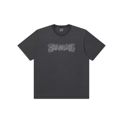 画像1: BLACK EYE PATCH (BLACK METAL LOGO TEE) WASHED BLACK