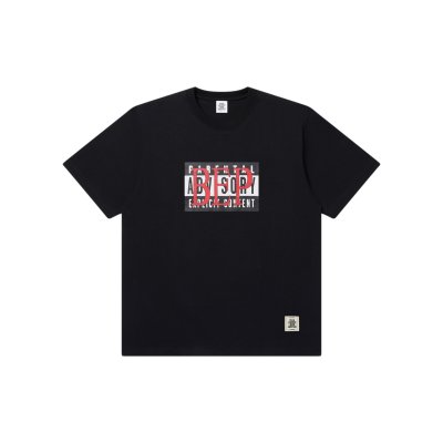 画像1: BLACK EYE PATCH (BEP ADVISORY TEE) BLACK