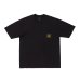 画像2: LQQK STUDIO (LQQK SMILY LOGO POCKET TEE) BLACK (2)