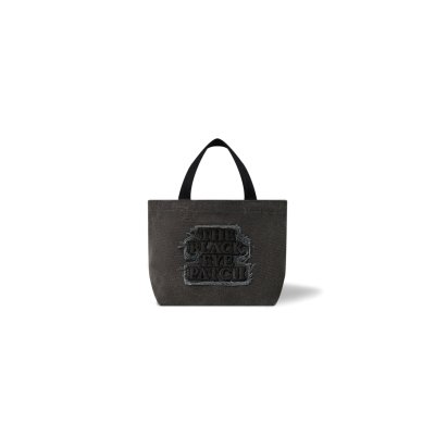 画像1: BLACK EYE PATCH (OG LABEL APPLIQUE SMALL TOTE) BLACK