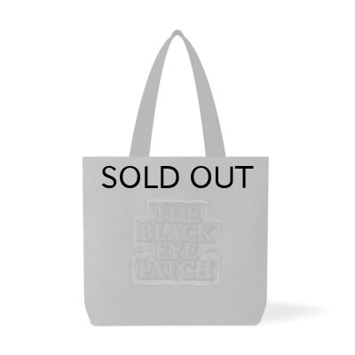 画像1: BLACK EYE PATCH (OG LABEL APPLIQUE LARGE TOTE) BLACK