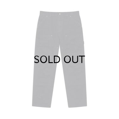 画像1: BLACK EYE PATCH (DESTROYED DOUBLE KNEE PAINTER PANTS) BLACK