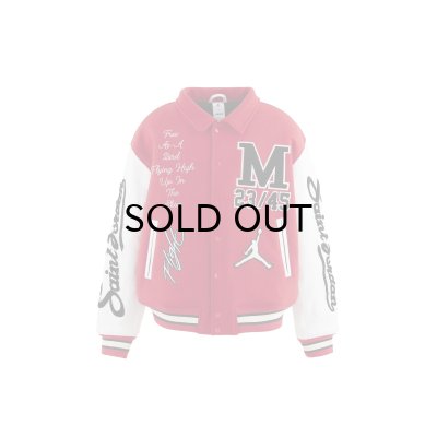 画像1: SAINT Mxxxxxx (MJ SM VARSITY JKT) RED-WHT