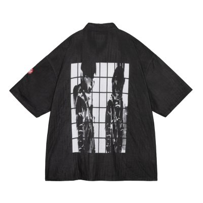 画像2: C.E (MD GUY SHORT SLEEVE SHIRT) BLACK