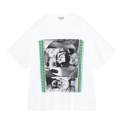 画像1: C.E (FK HstamimicVRSN BIG T) WHITE
