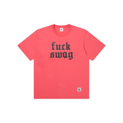 画像1: BLACK EYE PATCH (FUCK SWAG TEE) APRICOT