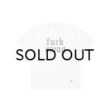 BLACK EYE PATCH (FUCK SWAG TEE) WHITE