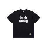 BLACK EYE PATCH (FUCK SWAG TEE) BLACK