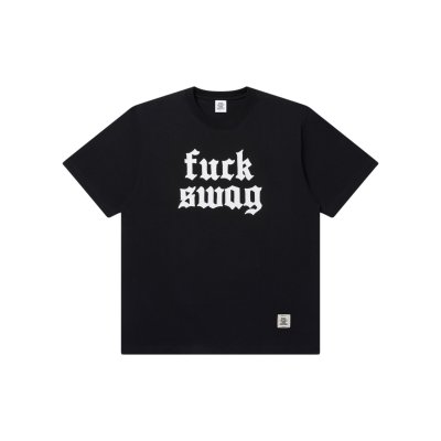 画像1: BLACK EYE PATCH (FUCK SWAG TEE) BLACK