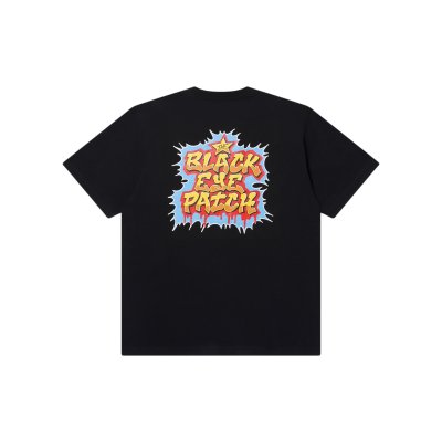 画像2: BLACK EYE PATCH (OLD SCHOOL LETTERS TEE) BLACK