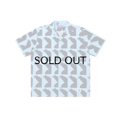 画像1: BLACK EYE PATCH (JIRO KONAMI CROW OPEN COLLARED S/S SHIRT) MULTI