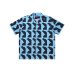 画像1: BLACK EYE PATCH (JIRO KONAMI CROW OPEN COLLARED S/S SHIRT) MULTI (1)