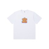 BLACK EYE PATCH (OLD SCHOOL LETTERS TEE) WHITE