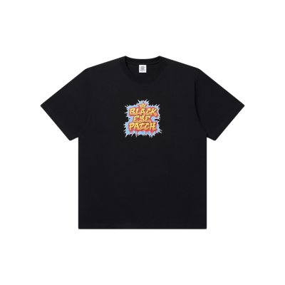 画像1: BLACK EYE PATCH (OLD SCHOOL LETTERS TEE) BLACK