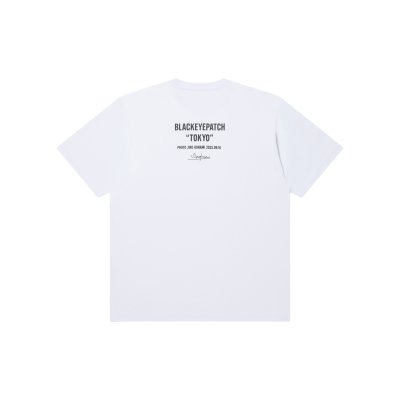 画像2: BLACK EYE PATCH (JIRO KONAMI CROW PHOTO TEE) WHITE