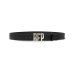 画像1: BLACK EYE PATCH (CROCODILE LETTERS BELT) BLACK (1)