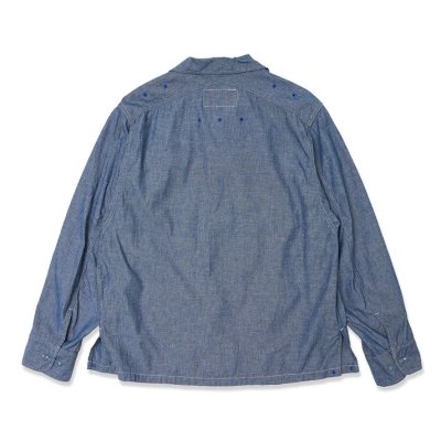 画像2: HOMBRE NINO (CORONA UTILITY EYELET SHIRT) CHAMBRAY