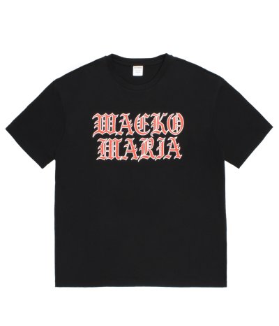 画像1: WACKO MARIA (WASHED HEAVY WEIGHT CREW NECK T-SHIRT TYPE-11) BLACK