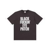 BLACK EYE PATCH (RHINESTONE BFEP TEE) WASHED BLACK